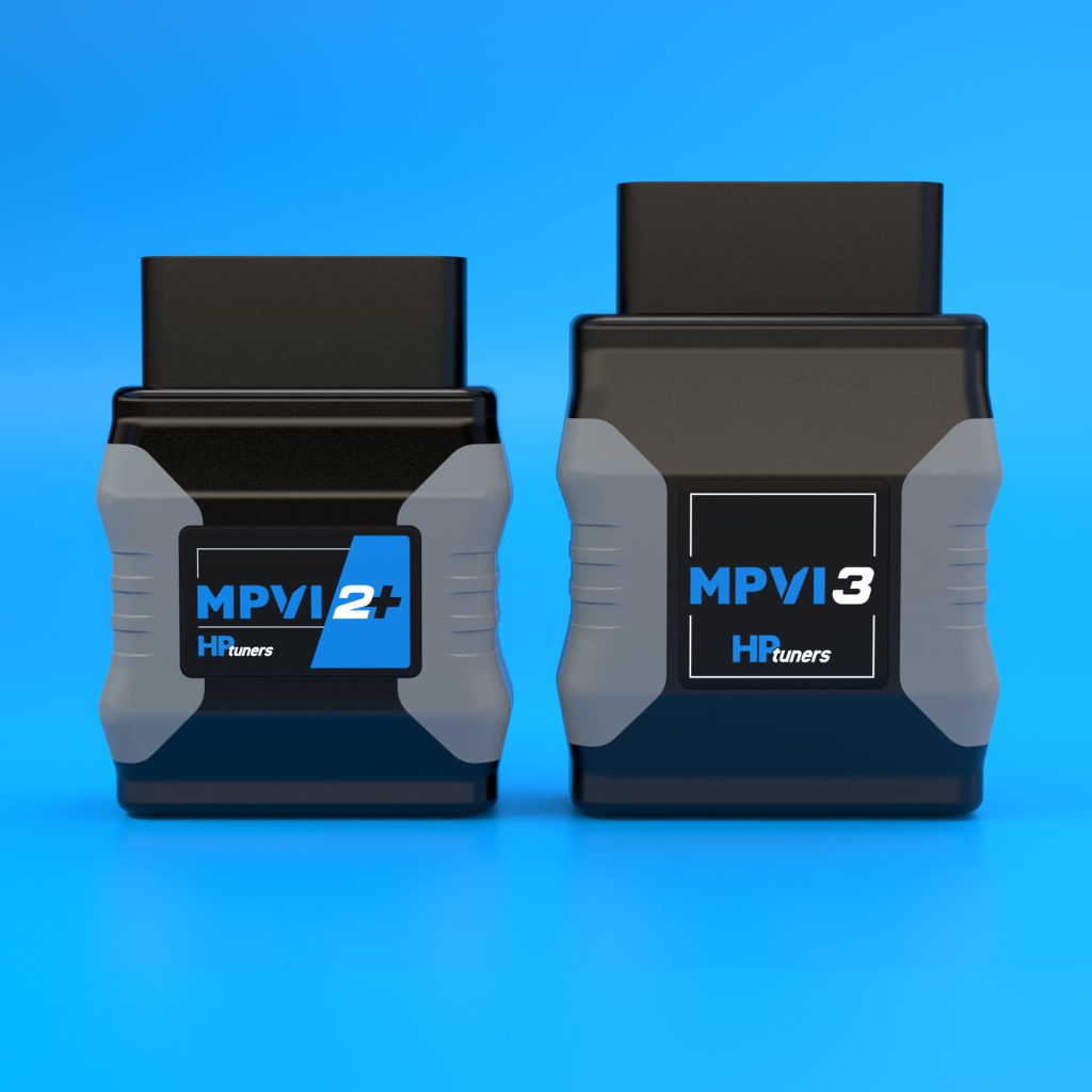 The size difference between the MPVI2+ and the new MPVI3 by HP Tuners. 