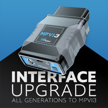 HP Tuners' upgrade service for all previous generation interfaces to MPVI3.
