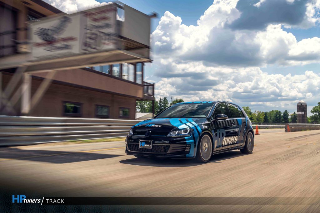 VW Golf GTI on track with HP Tuners