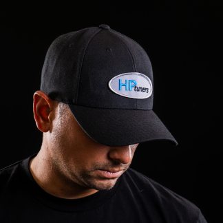 Premium Classic HP Tuners Grey Logo Patch Ball Cap